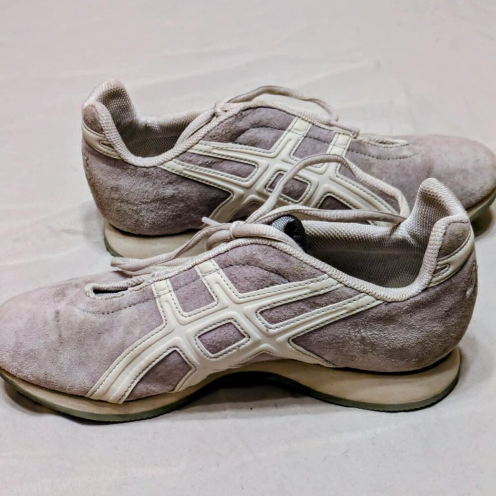 Women Onitsuka Tigers by Asics Running shoe Gray Suede Size 7 NewClassic F220902 - Picture 6 of 11